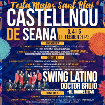 Festa Major de Sant Blai a Castellnou de Seana, 2023