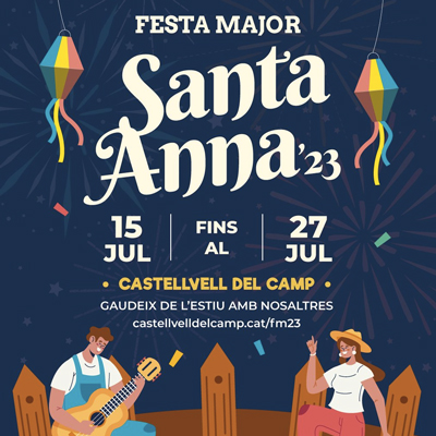 Festa Major de Santa Anna a Castellvell del Camp, 2023