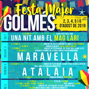 Festa Major de Golmés, 2019