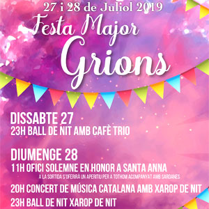 Festa major de Grions (sant feliu de buixalleu), 2019