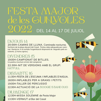 Festa Major de Les Gunyoles, La Secuita, 2022