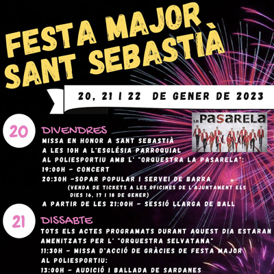 Festa Major d'hivern de Sant Sebastià a Miralcamp, 2023