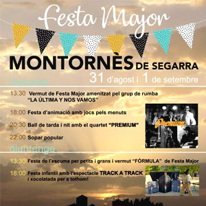 Festa Major de Montornès de Segarra, 2019