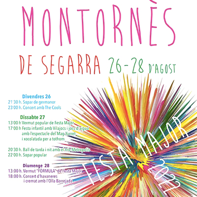 Festa Major de Montornès de Segarra, 2022
