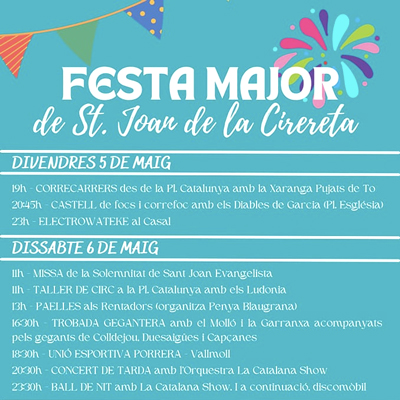 Festa Major de Sant Joan de la Cirereta a Porrera, 2023