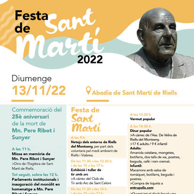 Festa de Sant Martí de Riells i Viabrea, 2022