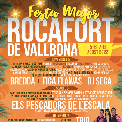 Festa Major de Rocafort de Vallbona, Sant Martí de Riucorb, 2022
