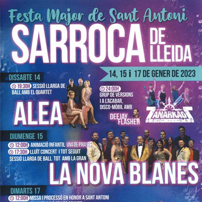 Festa Major de Sant Antoni a Sarroca de Lleida, 2023