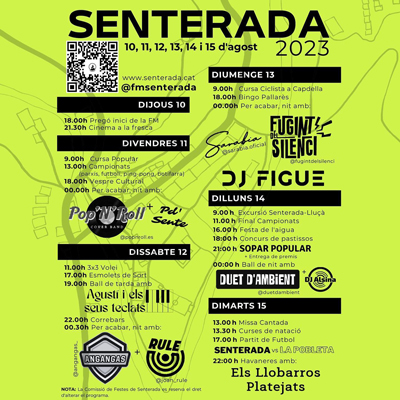 Festa Major de Senterada, 2023