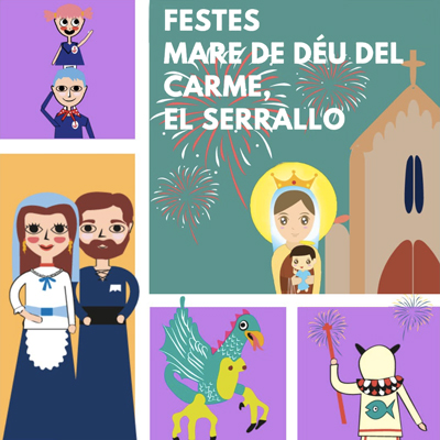 Festes de la Mare de Déu del Carme al Serrallo, Tarragona, 2023