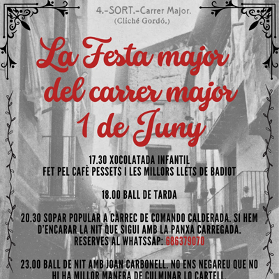 Festa Major del Carrer Major de Sort, 2024