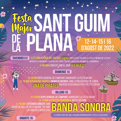 Festa Major de Sant Guim de la Plana, 2022