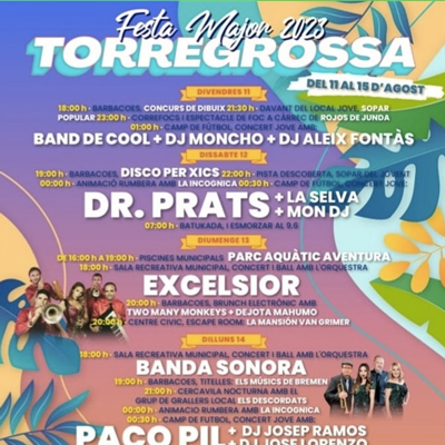 Festa Major de Torregrossa, 2023