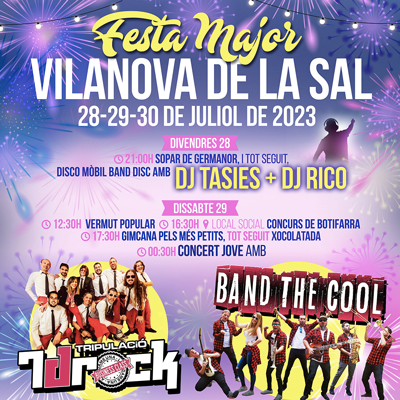 Festa Major de Vilanova de la Sal, 2023