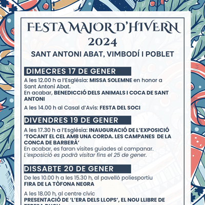 Festa Major de Sant Antoni Abat a Vimbodí i Poblet, 2024