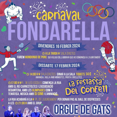 Carnaval de Fondarella, 2024