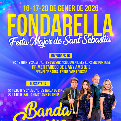 Festa Major de Sant Sebastià de Fondarella, 2026