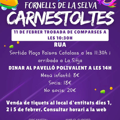 Carnaval a Fornells de la Selva, 2024