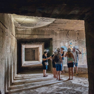 'Entre dos fronts de guerra', Visita guiada, Restes fortificades de la Guerra civil de 1936-1939 al Coll de Balaguer, Vandellòs i l'Hospitalet de l'Infant