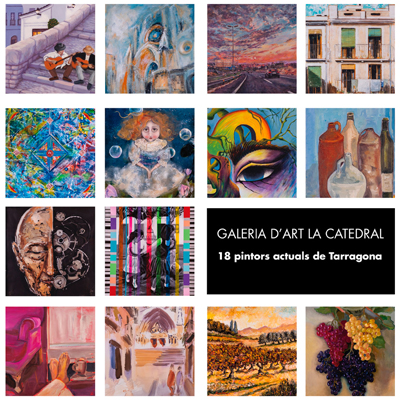 Exposició '18 pintors actuals de Tarragona', Galeria d'Art de Tarragona, 2024