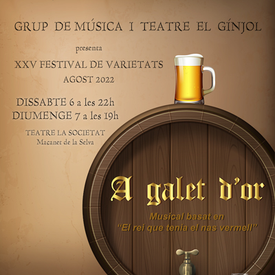 Espectacle 'A galet d'or' del Grup de Música i Teatre El Gínjol
