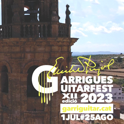 Garrigues Guitar Festival Memorial Emili Pujol, 2023