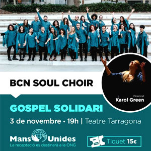 Concert solidàri del cor de Gospel Barcelona Soul Choir a Tarragona, 2019