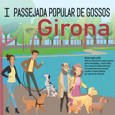 Passejada popular de gossos a Girona, 2022