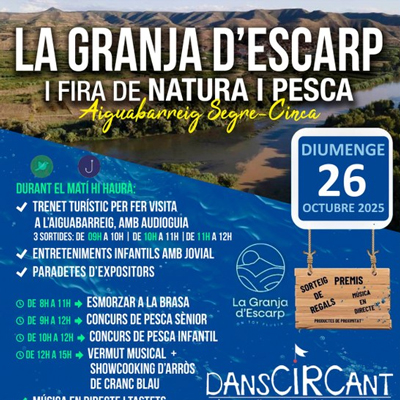 Fira de Natura i Pesca de l'Aiguabarreig a La Granja d'Escarp, 2025