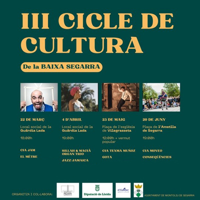 Cicle de Cultura a la Baixa Segarra, 2026