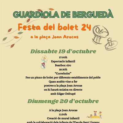 Festa del Bolet de Guardiola de Berguedà