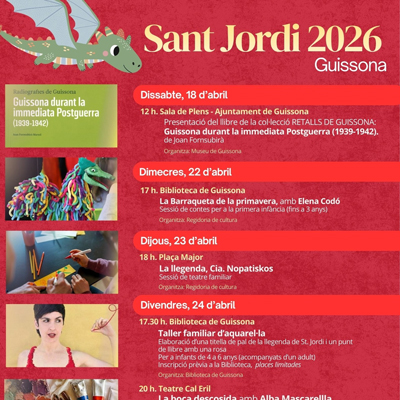 Setmana de Sant Jordi a Guissona, 2026