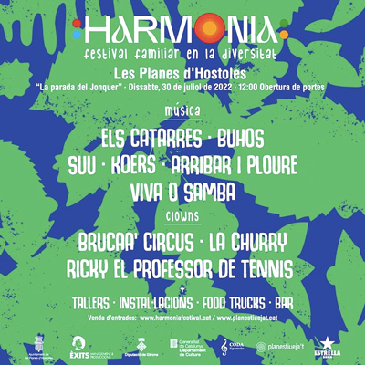Harmonia, Festival Familiar en la Diversitat, Les Planes d'Hostoles, 2022