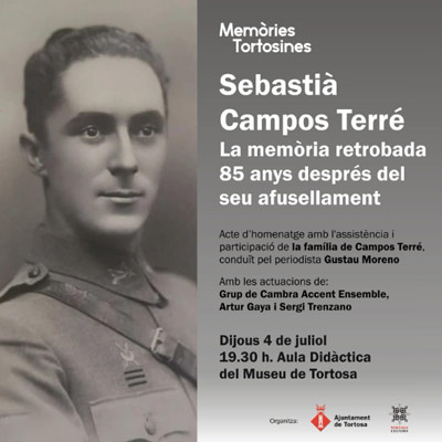 Acte d’homenatge a Sebastià Campos Terré