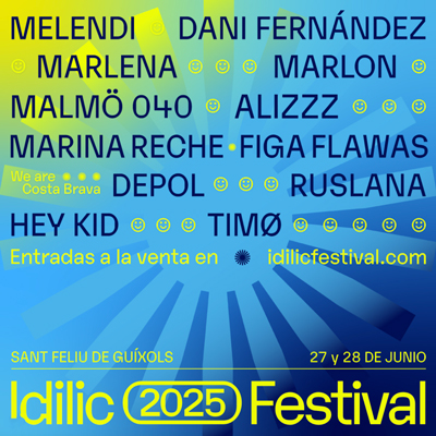 Idilic Festival - Sant Feliu de Guíxols 2025