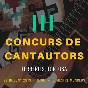 III Concurs de Cantautors - Tortosa 2019