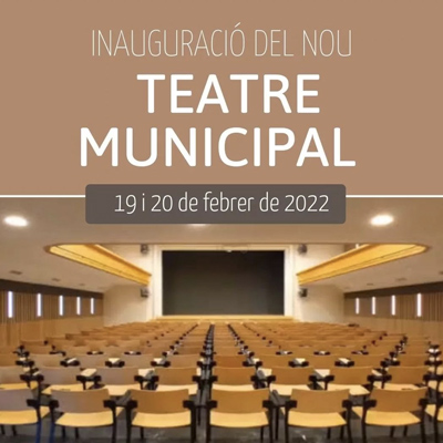 Inauguració del nou Teatre Municipal d'Alp, 2022