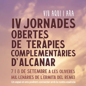 IV Jornades obertes de teràpies complementàries - Alcanar 2019