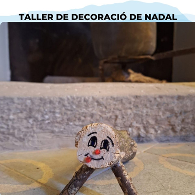 Taller de decoració de Nadal a l'Estany d'Ivars, 2025