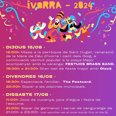 Festa Major d'Ivorra, 2024