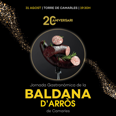 XX Jornada gastronòmica de la baldana d'arròs - Camarles 2024