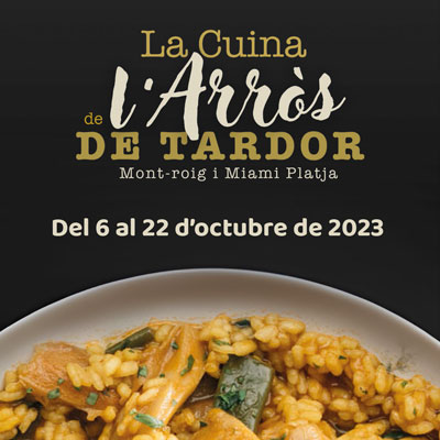 Jornades Gastronòmiques de la Cuina de l'Arròs de Tardor 2023