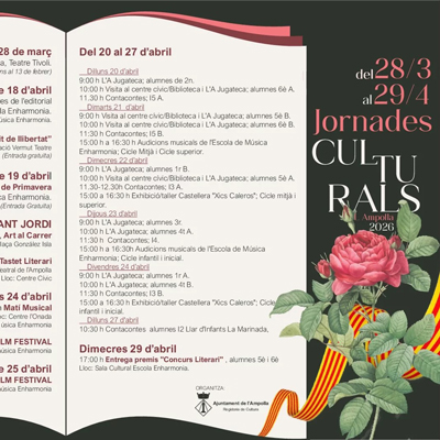 Jornades Culturals - l’Ampolla 2026