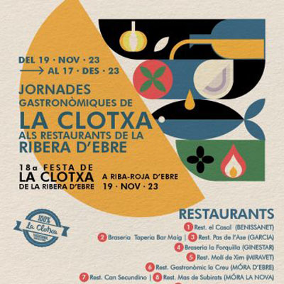 Jornades Gastronòmiques de la Clotxa de la Ribera d'Ebre 2023