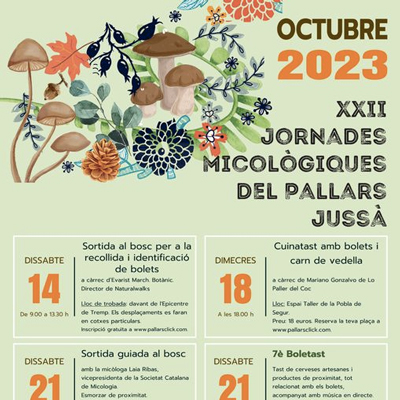Jornades Micològiques del Pallars Jussà, 2023