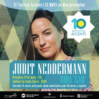 Judit Neddermann al Festival Accents, Sala Santa Llúcia, Reus, 2023