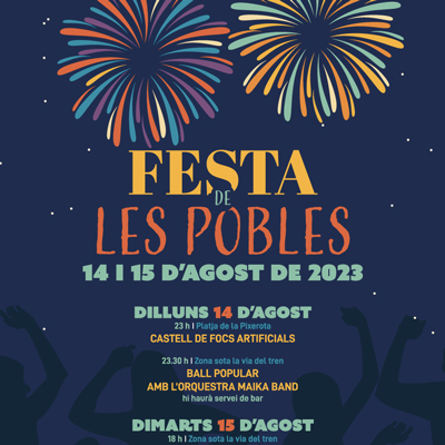 Festa Major de Les Pobles, Mont-roig del Camp, 2023
