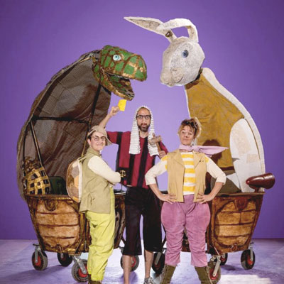 Espectacle familiar 'La llebre i la tortuga' de Teatre Nu