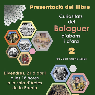 Presentació del llibre 'Curiositats del Balaguer d'abans i d'ara', Balaguer, 2023
