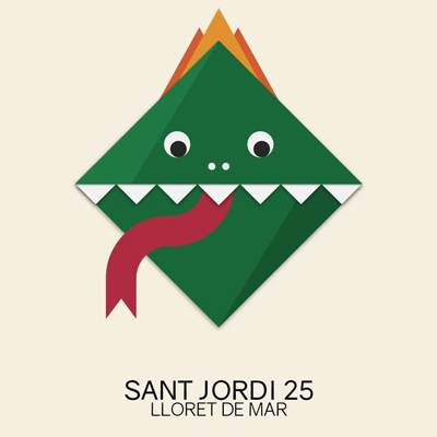 Sant Jordi a Lloret de Mar, 2025